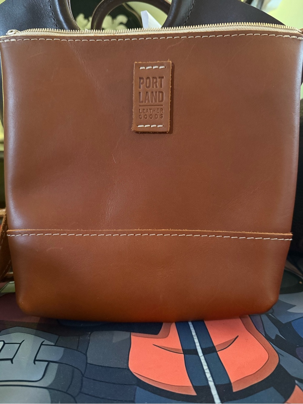 Portland Leather Goods Honey Festival Fukk grain Leather Crossbody Bag